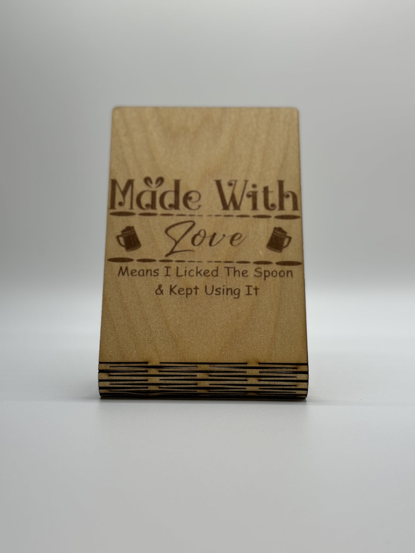 Made With Love Plaque