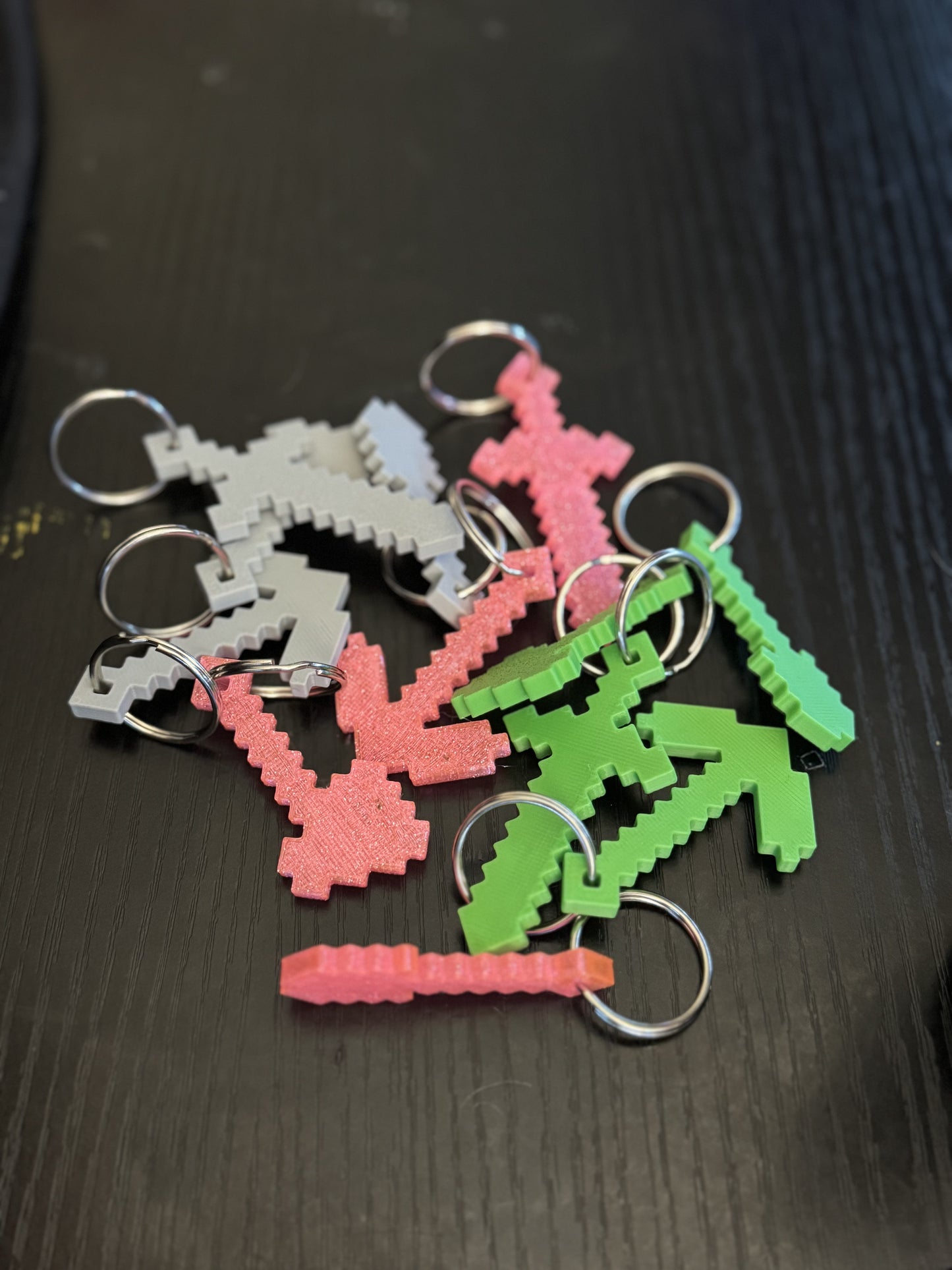 Block Game Keychains